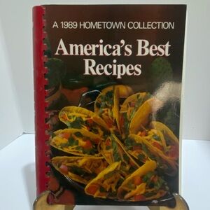 1989 America's Best Recipes Hometown Collection Cookbook Spiral Bound Oxmoor